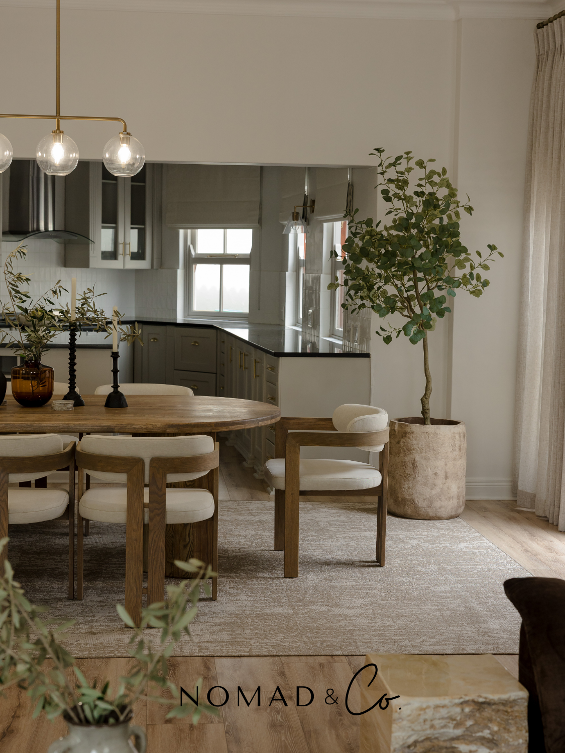 The Gotti Solid Oak Dining Chair