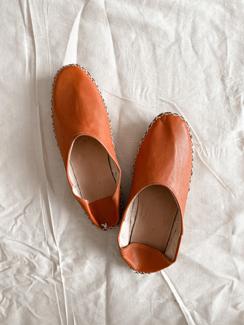 Hand-Sewn Imported Egyptian Leather Shoes-zoom-