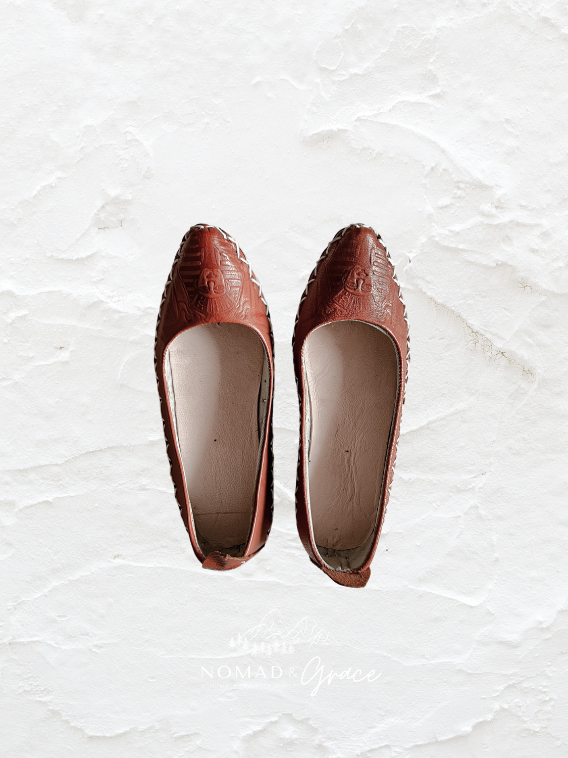 Hand-Sewn Imported Egyptian Leather Shoes-zoom-3