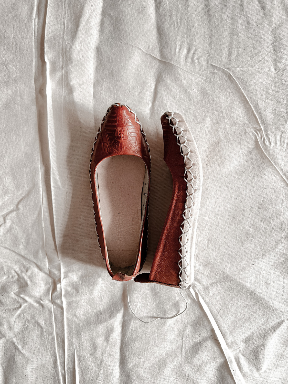 Kids Hand-Sewn Imported Egyptian Leather Shoes-1