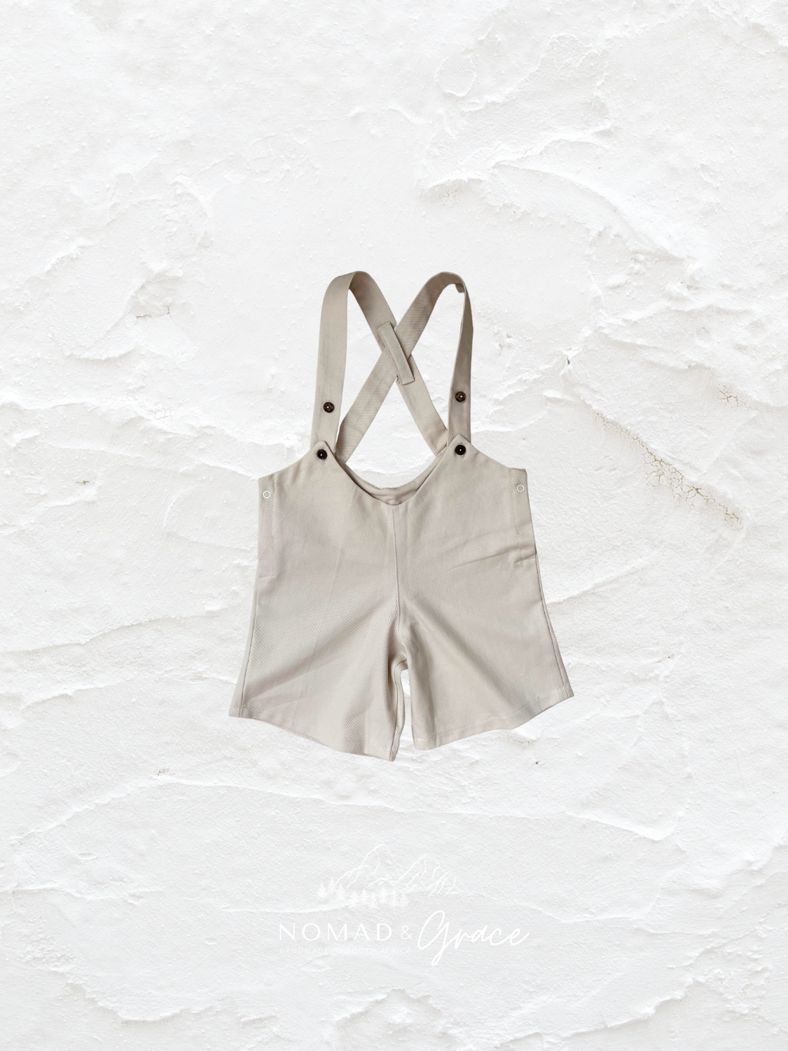 Suspender Shorts {Crème brûlée}-zoom-1