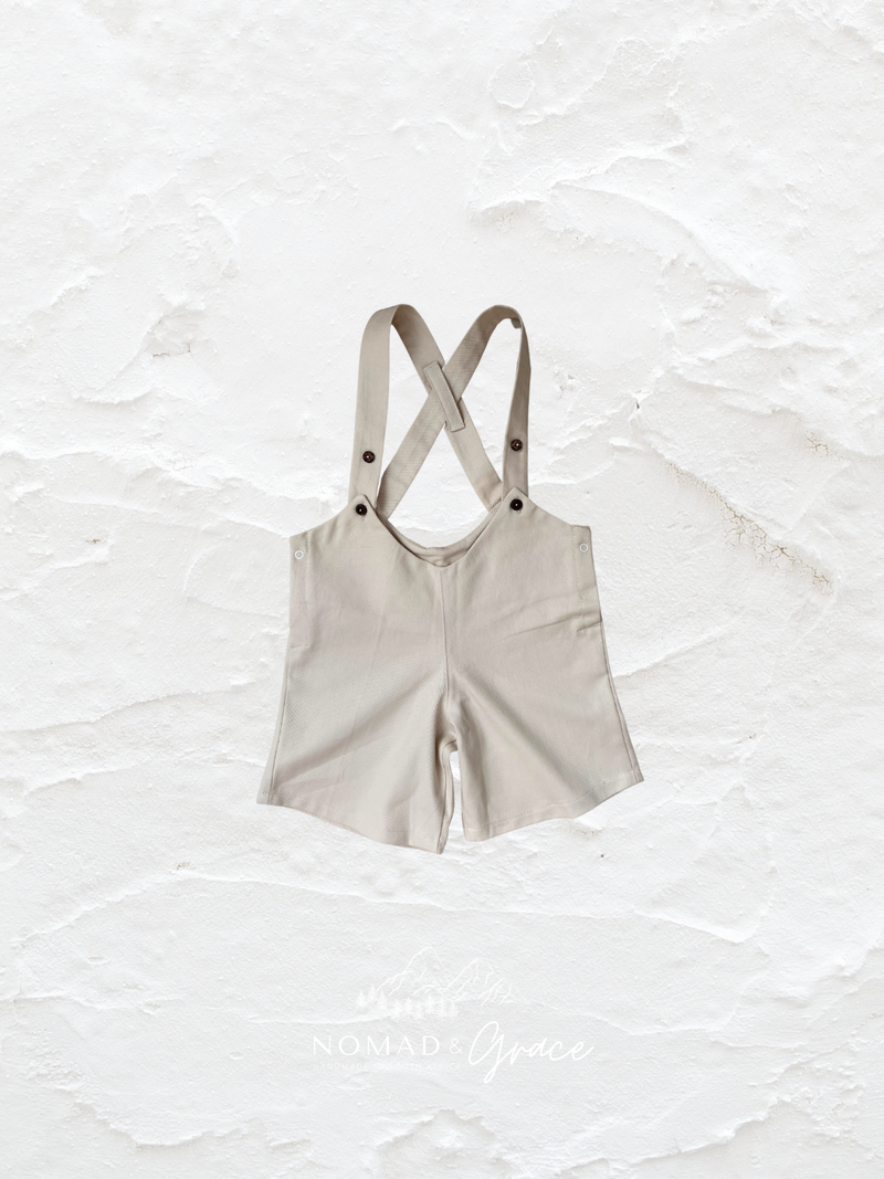Suspender Shorts {Crème brûlée}-zoom-
