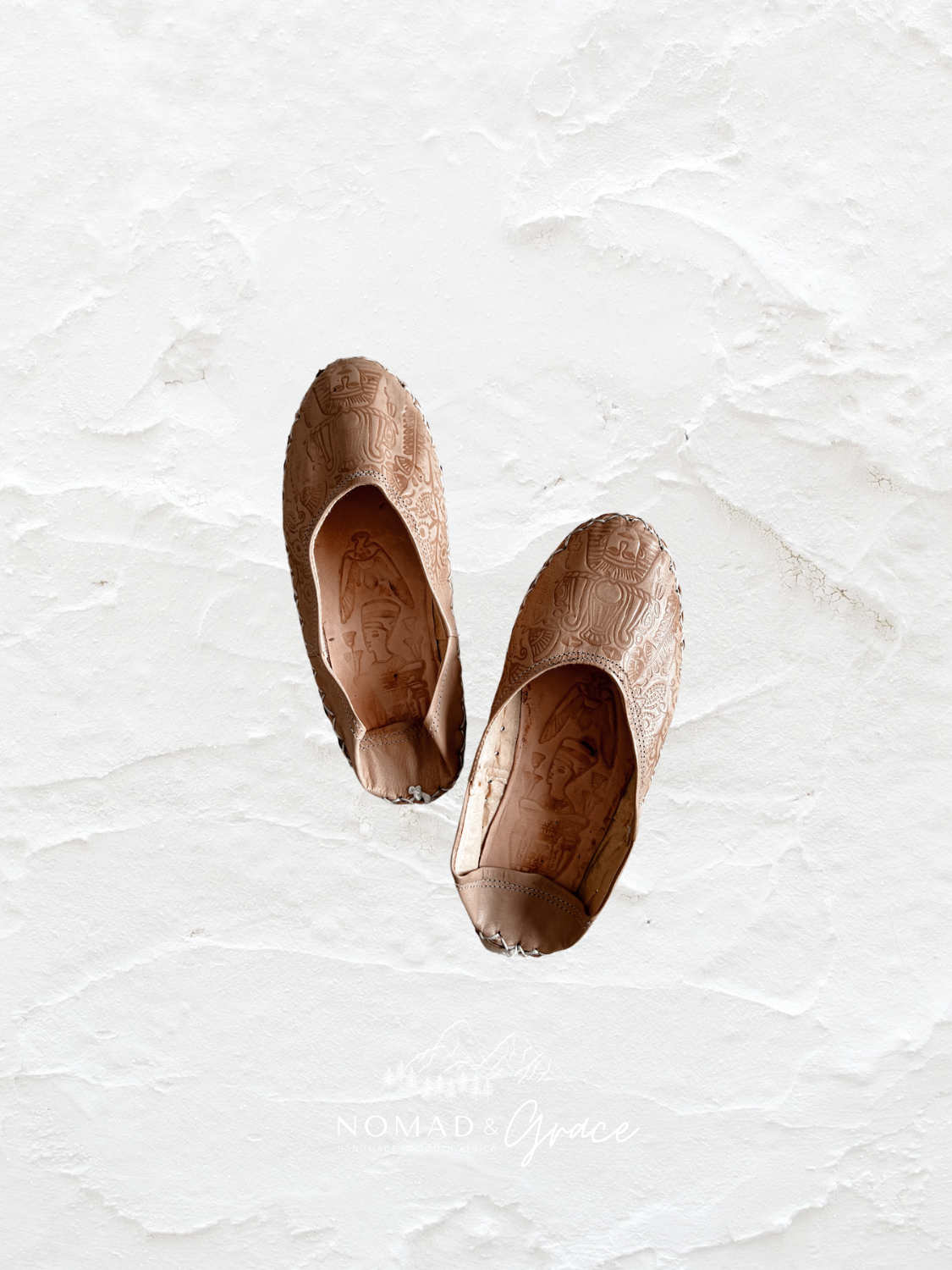 Hand-Sewn Imported Egyptian Leather Shoes-zoom-17