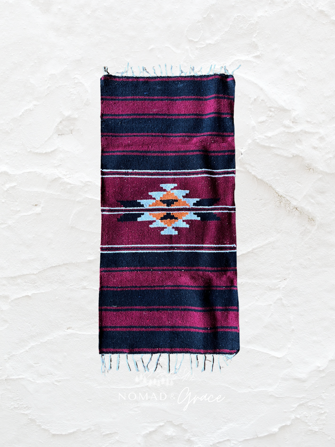 Imported Hand-Wover Egyptian Kelim Runner - Sami 144cm x 73cm