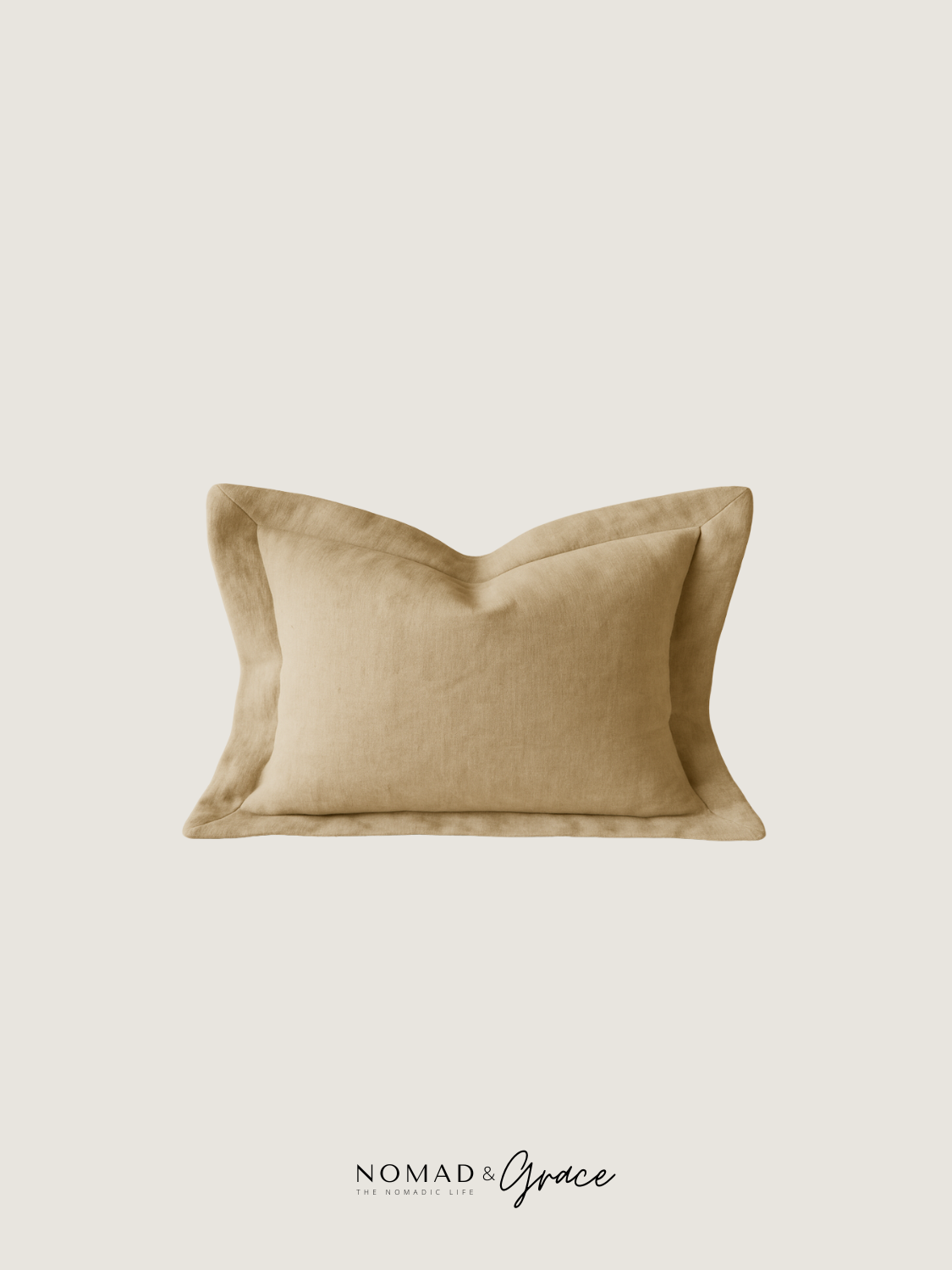 Layla ( ليلى.) Pillow Cover - Oat