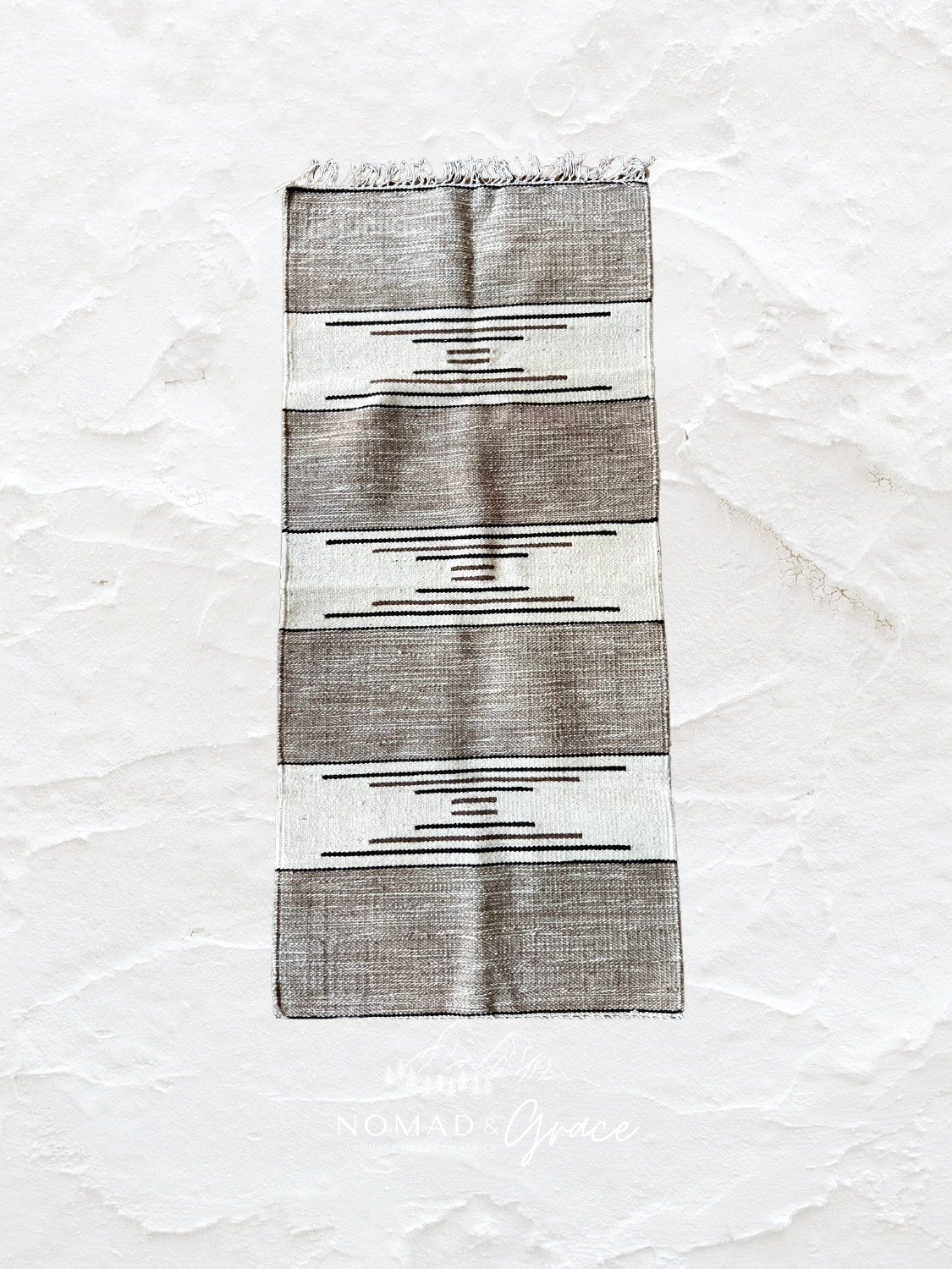 Imported Hand-Wover Egyptian Kelim Runner - Aayan 142cm x 70cm