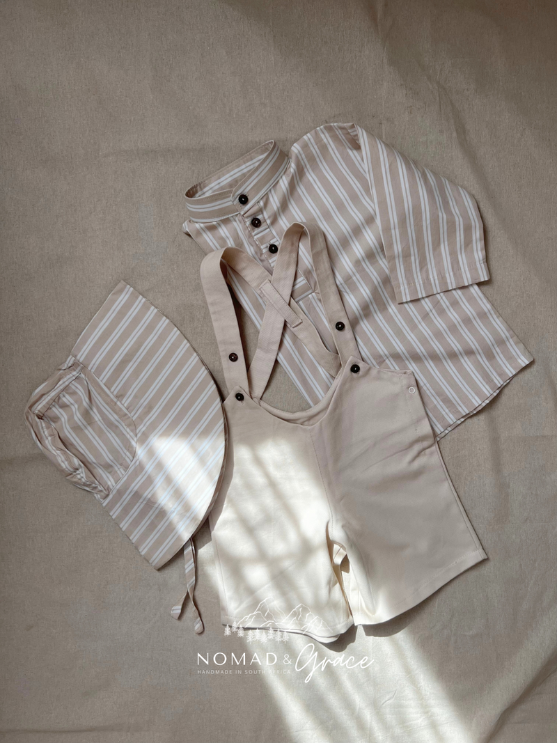 Suspender Shorts {Crème brûlée}-zoom-