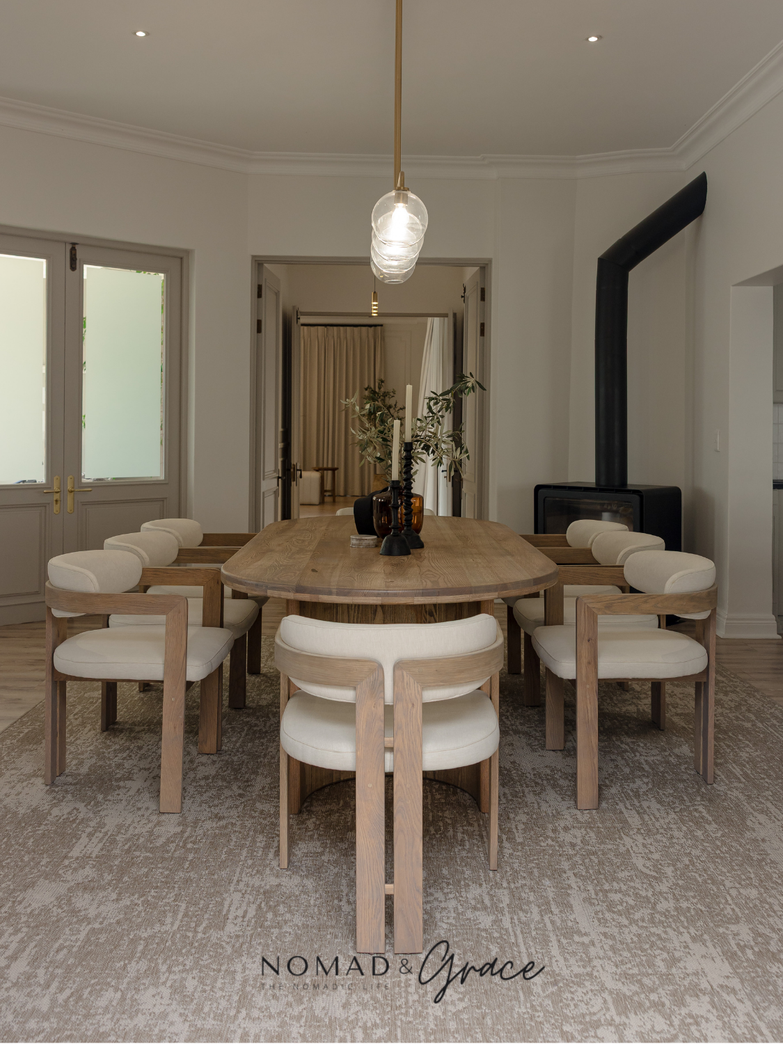 The Gotti Solid Oak Dining Chair-1