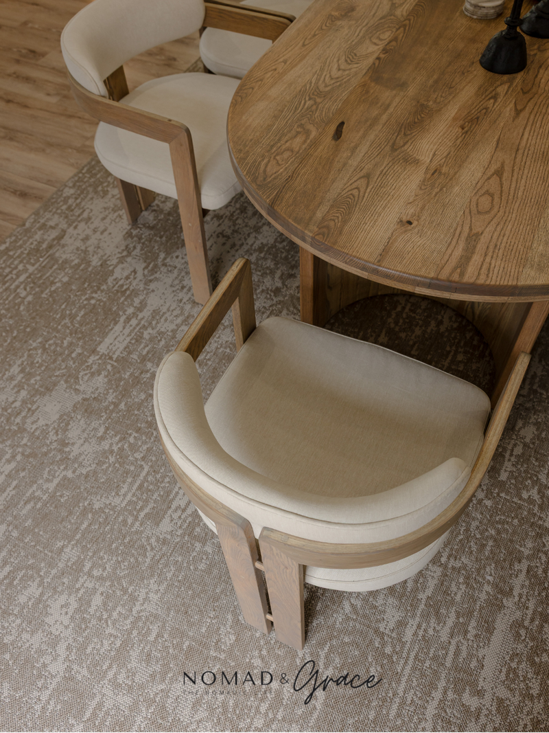 The Gotti Solid Oak Dining Chair-zoom-