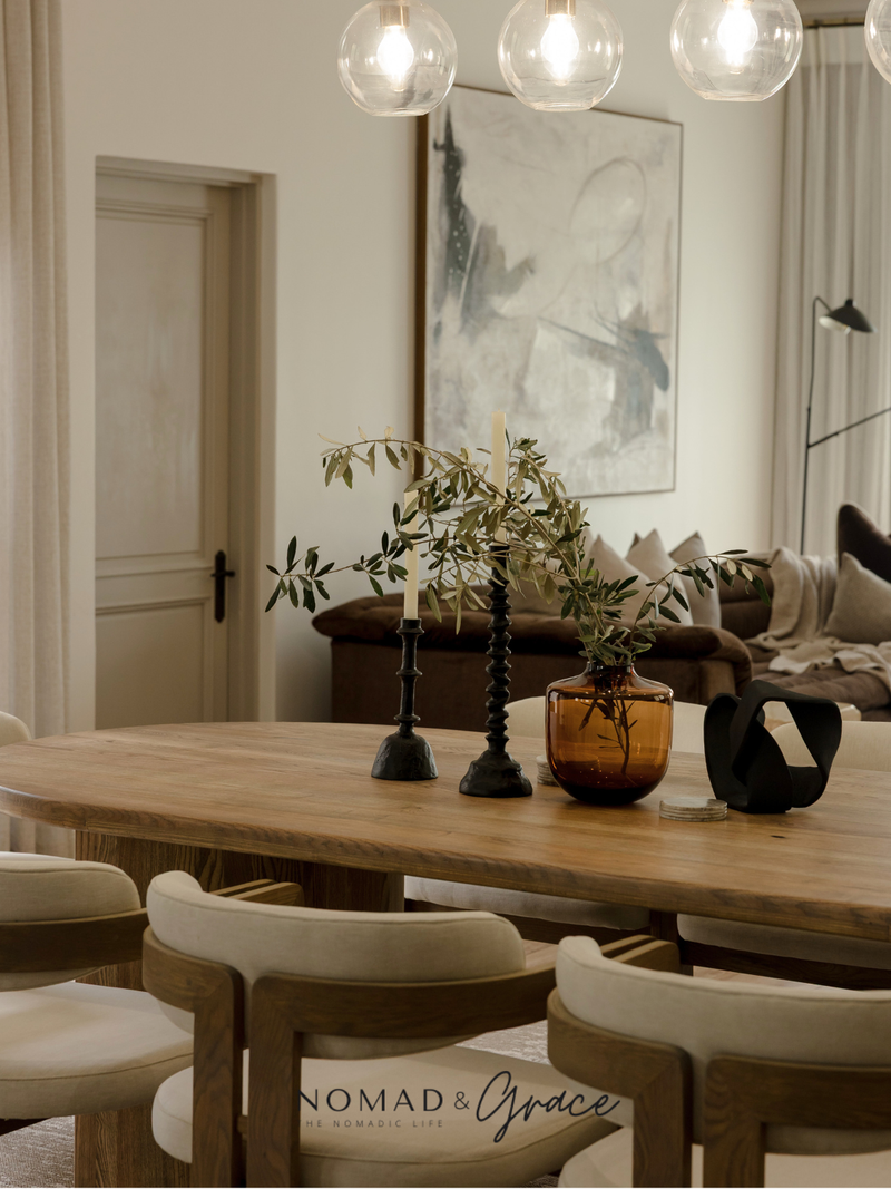 The Gotti Solid Oak Dining Chair-zoom-