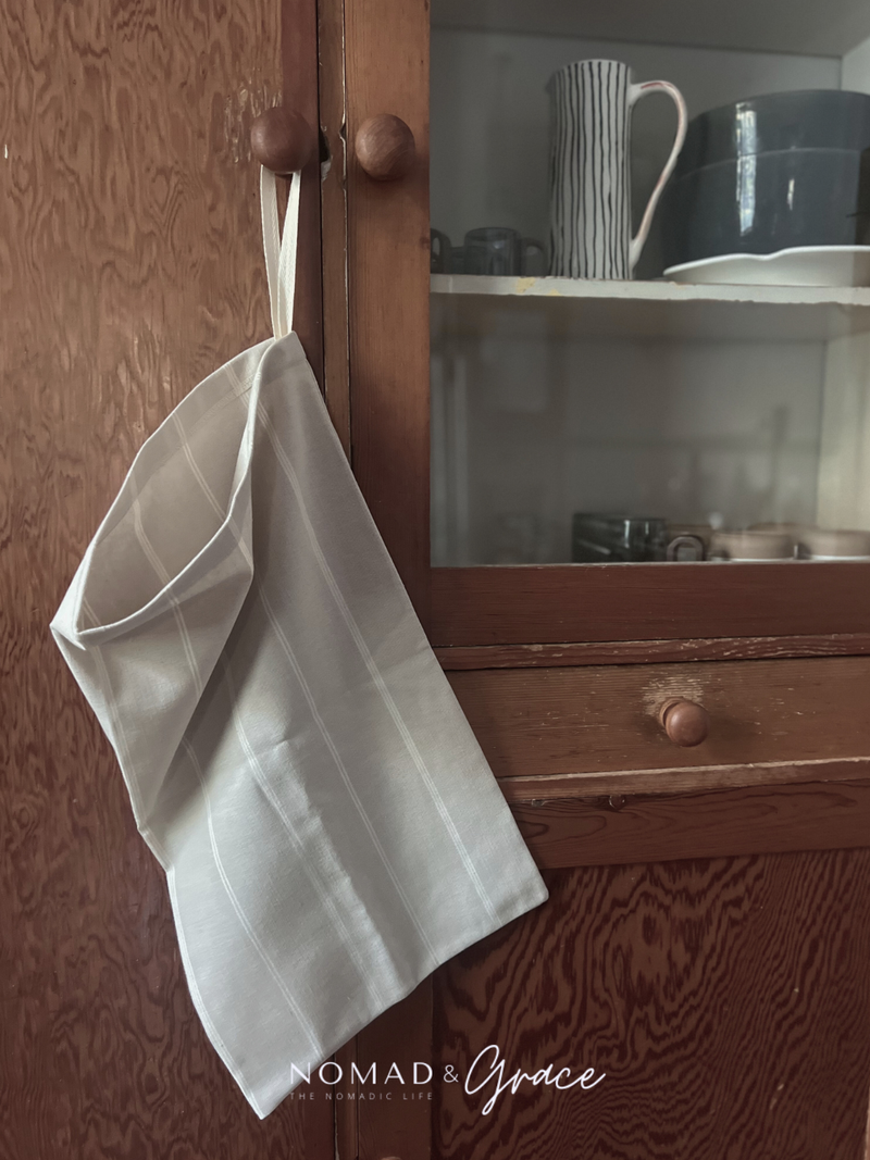 Nomad and Grace Peg Holder | Classic Cotton Stripe-zoom-