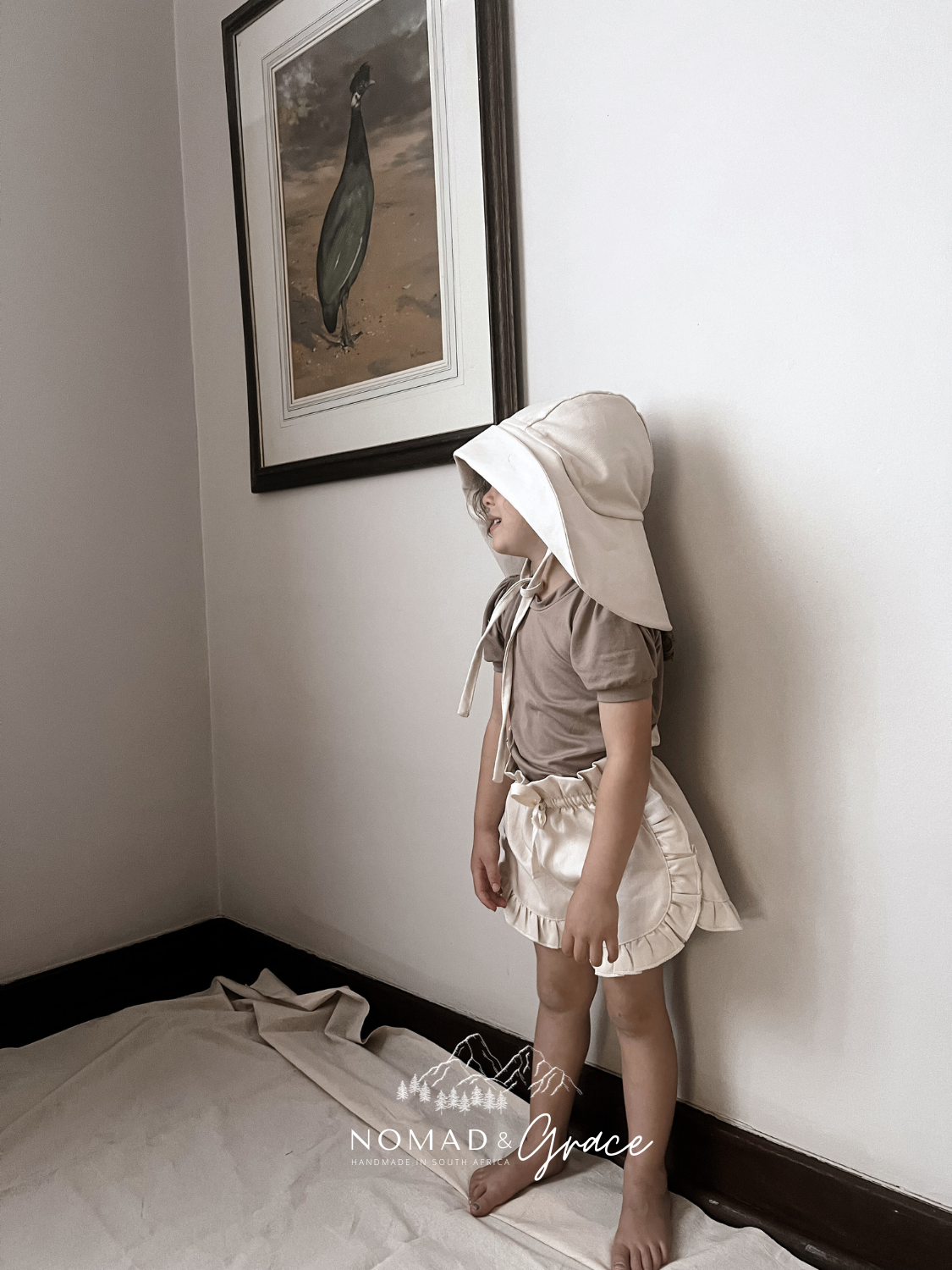 High waisted Ruffle Shorties {Crembrule}