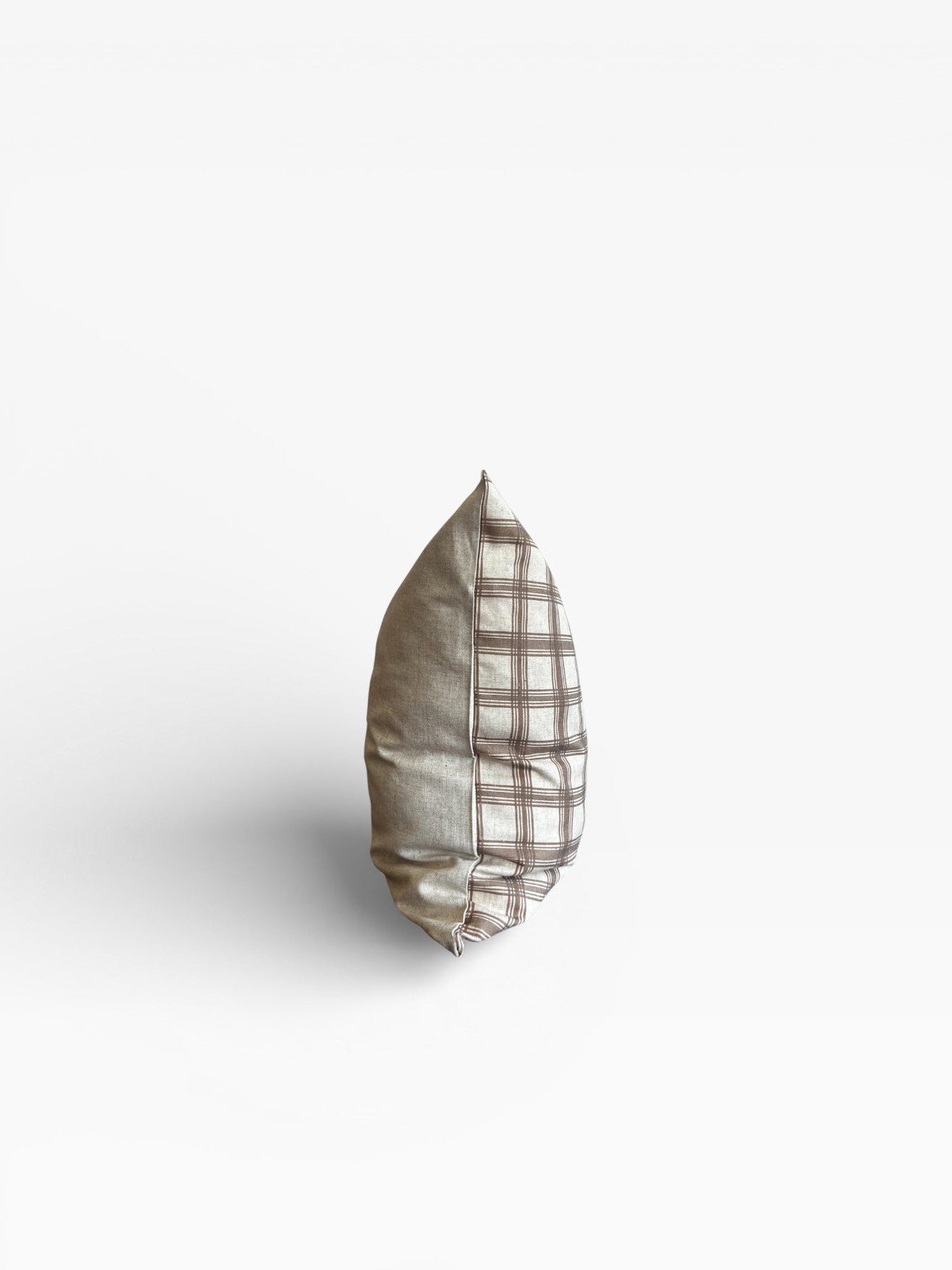 Sakan (سكن ) Pillow Cover - Brown Plaid