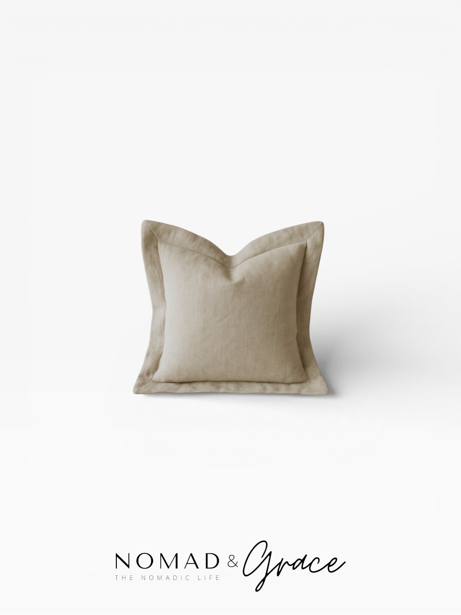 Layla ( ليلى.) Pillow Cover - Sand-zoom-6