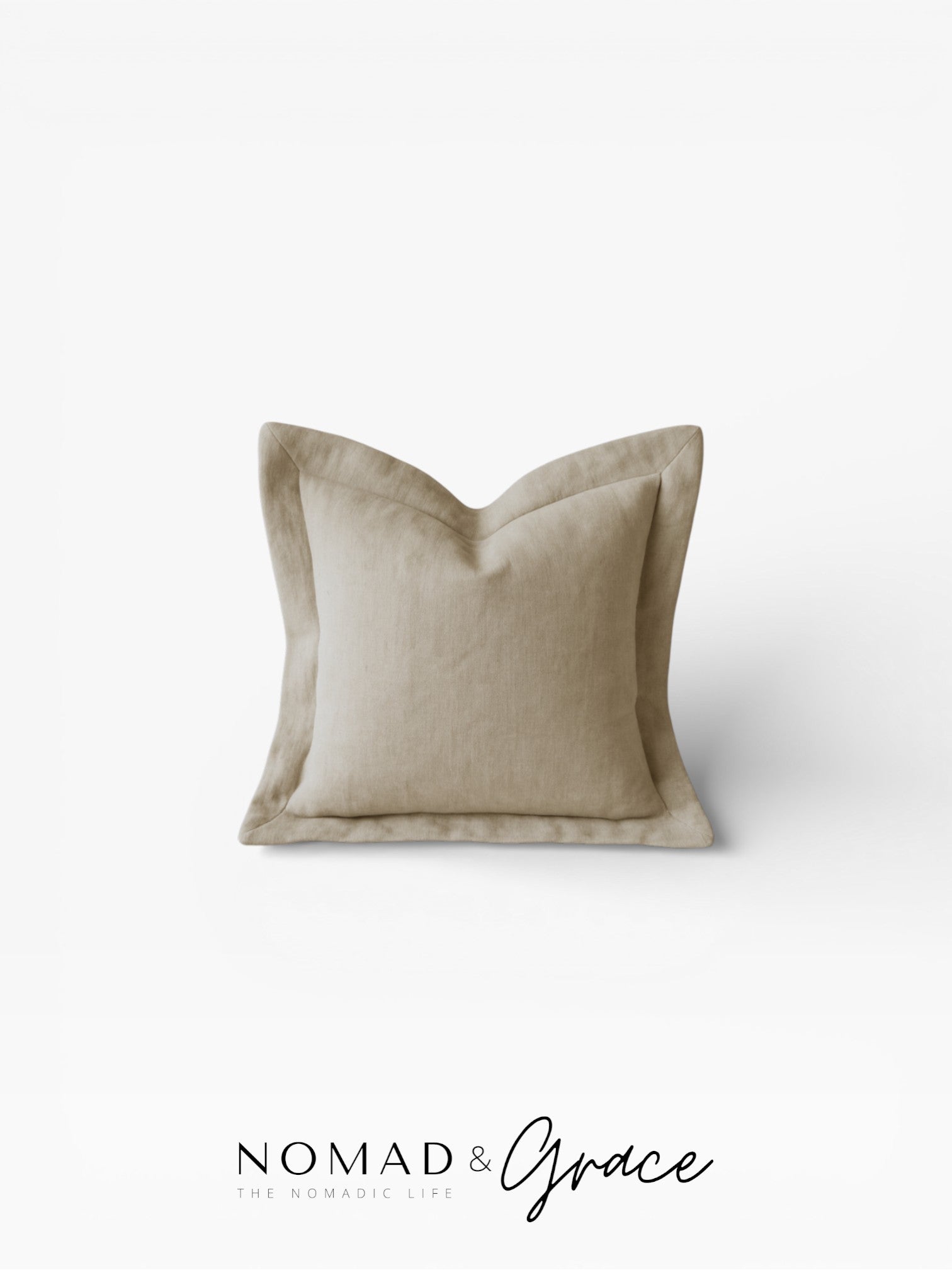 Layla ( ليلى.) Pillow Cover - Sand-1
