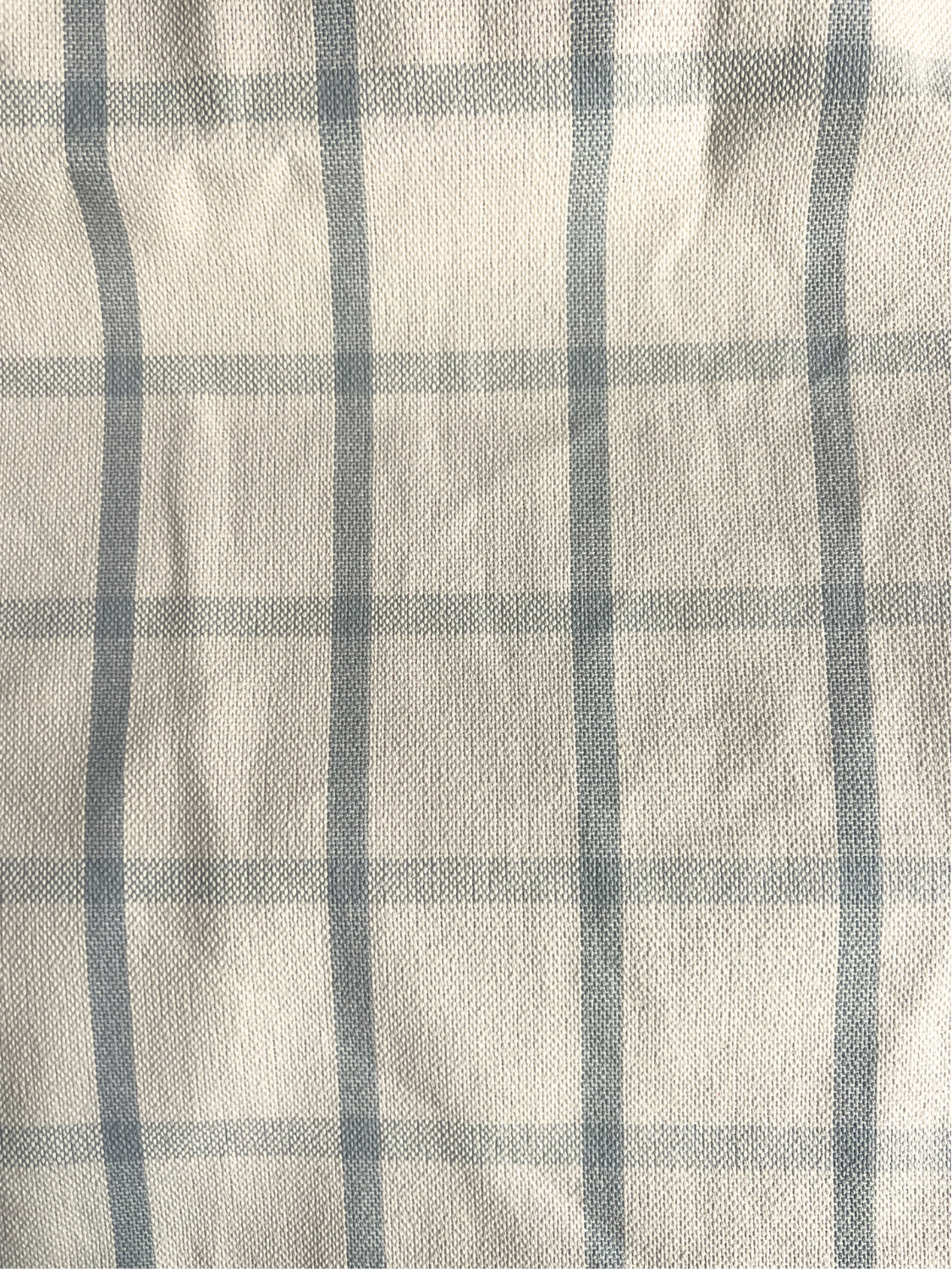 Nurayn (نورين) Pillow Cover - Duck Egg Plaid