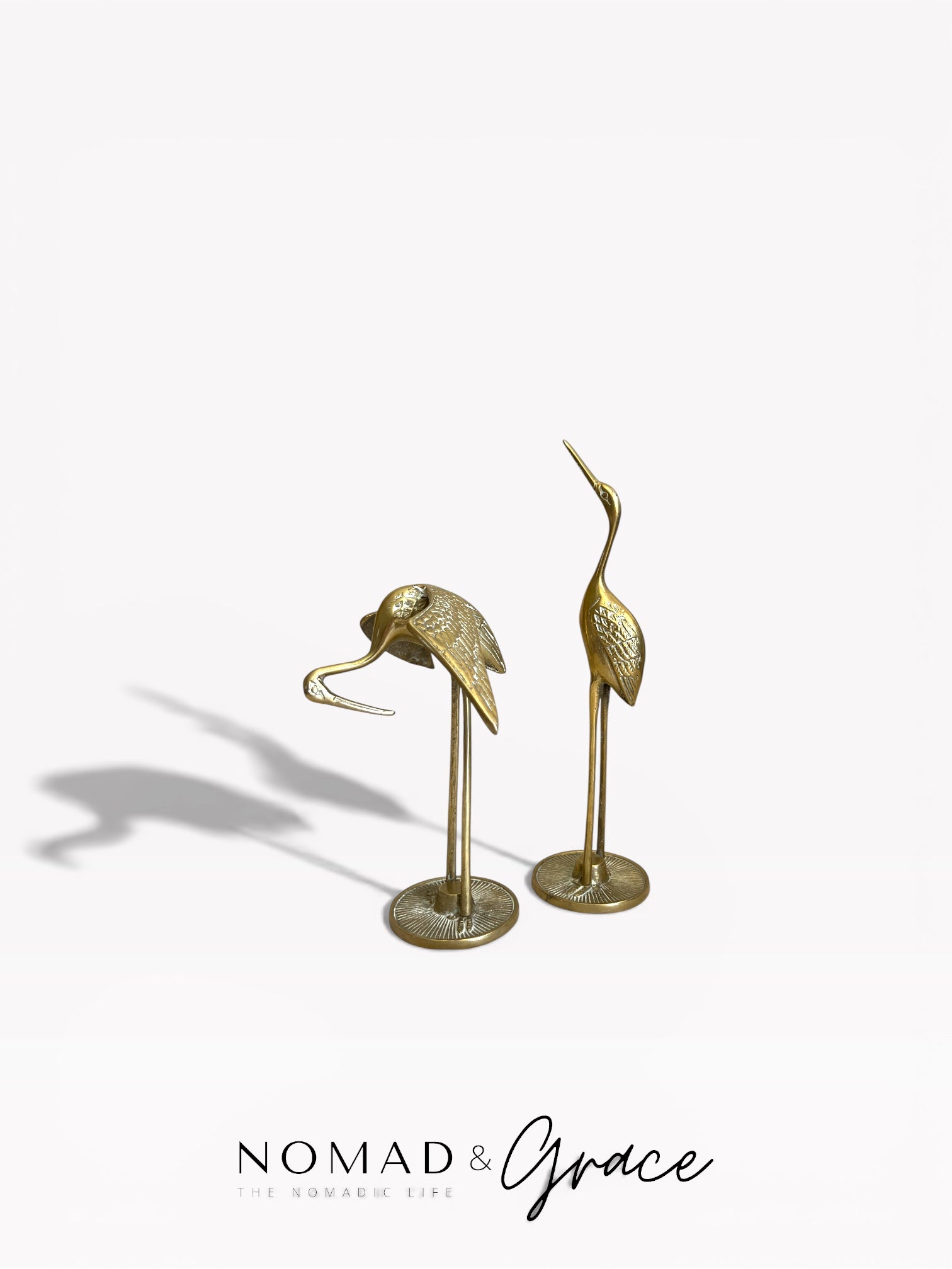 Brass Vintage flamingos-zoom-1