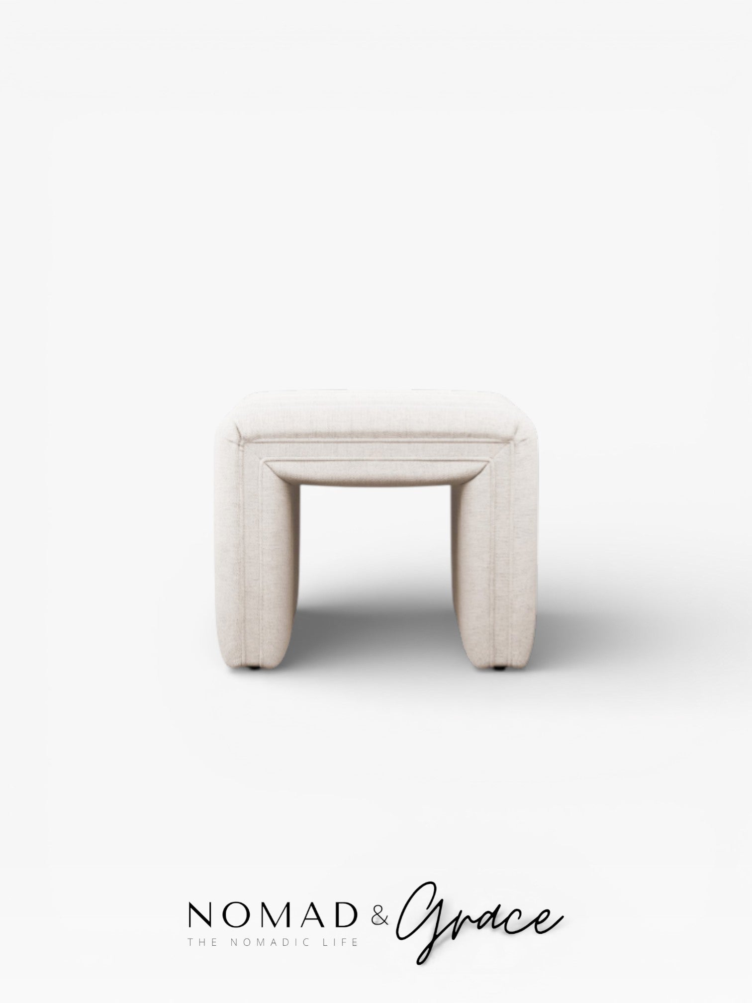 Naim (Naʿīm) Upholstered Ottoman-3