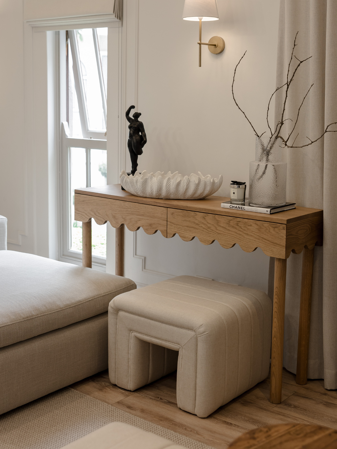 Naim (Naʿīm) Upholstered Ottoman