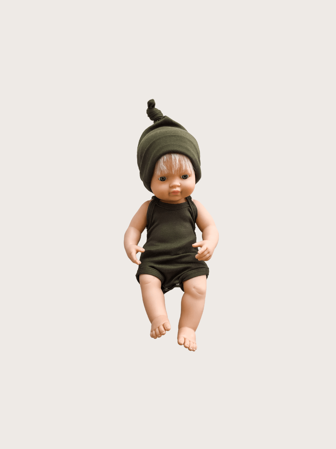 MINILAND + MINIKANE Baby Doll and Me {Vintage Sleeveless Grow - Olive} - Nomad & Grace SA Nomad & Grace SA