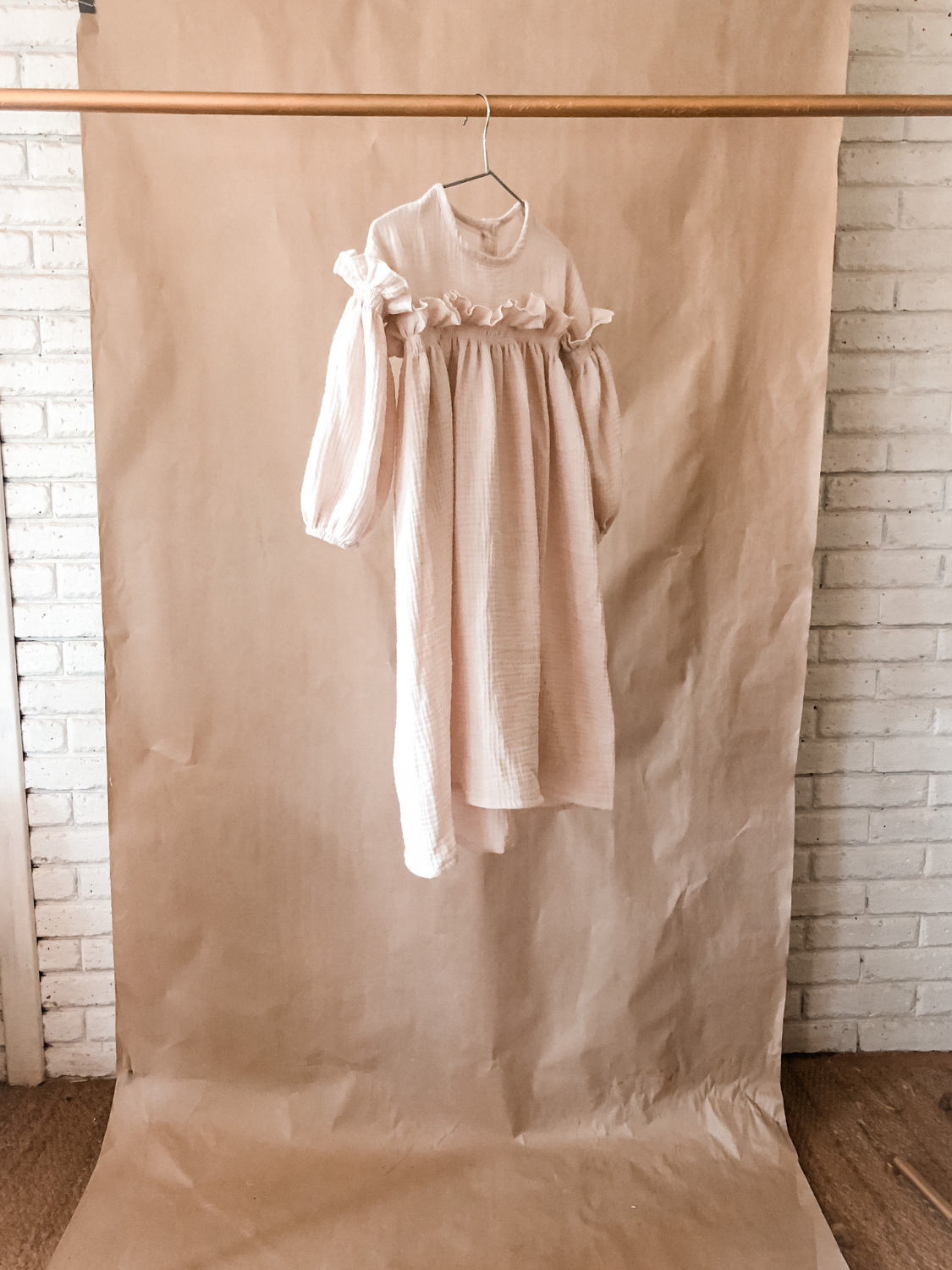 Yunir Muslin Dress - Alabaster-6