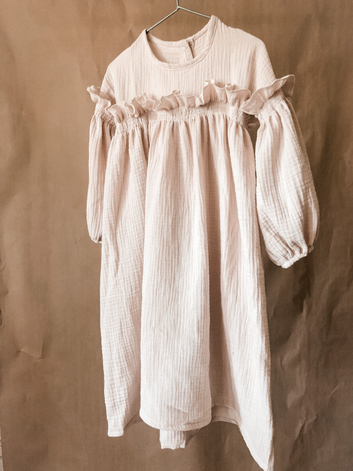 Yunir Muslin Dress - Alabaster-zoom-5