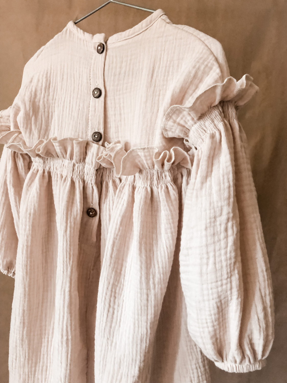 Yunir Muslin Dress - Alabaster-4