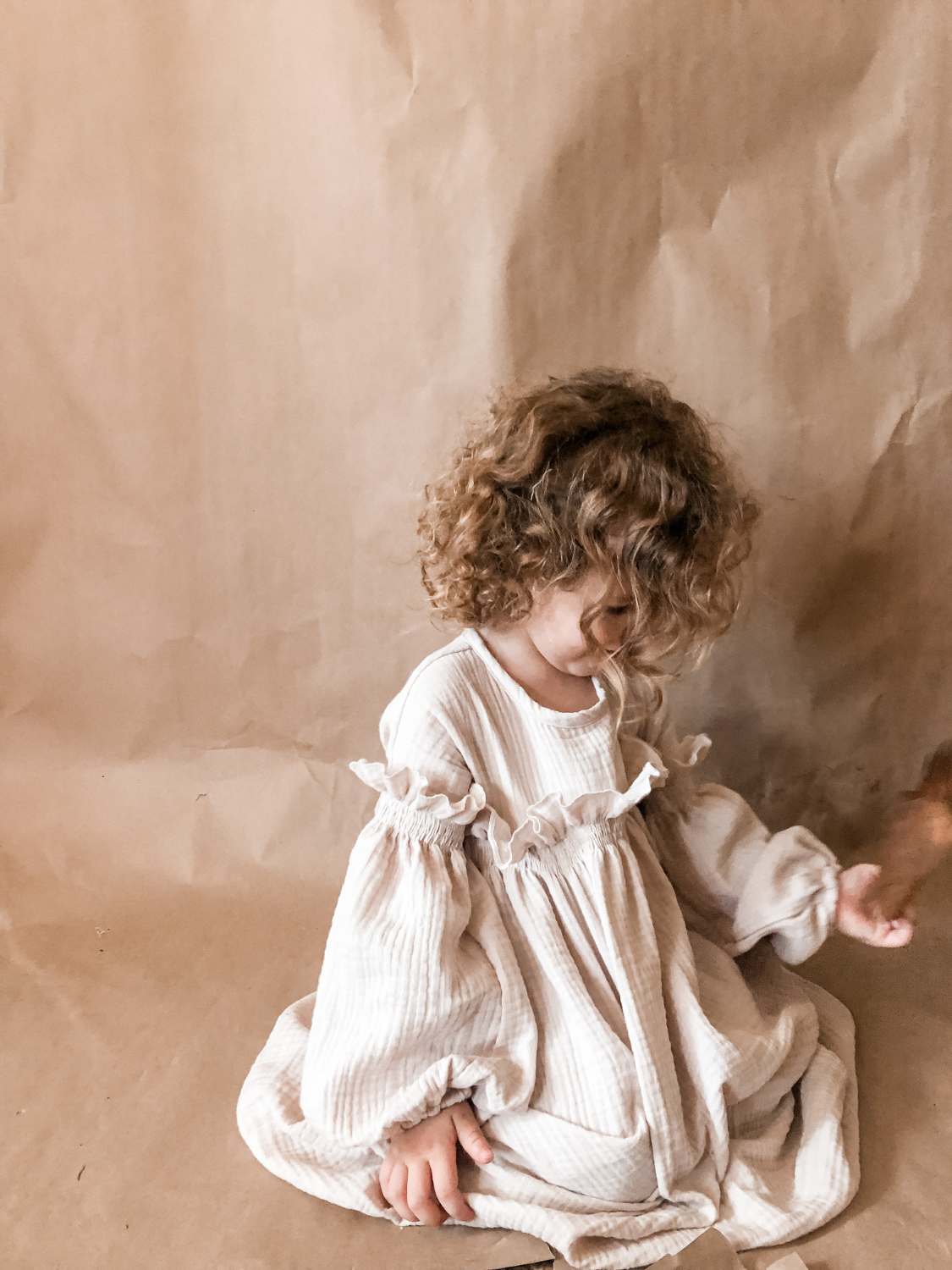 Yunir Muslin Dress - Alabaster-zoom-3