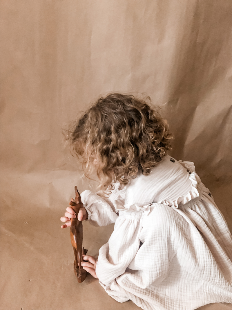 Yunir Muslin Dress - Alabaster-zoom-