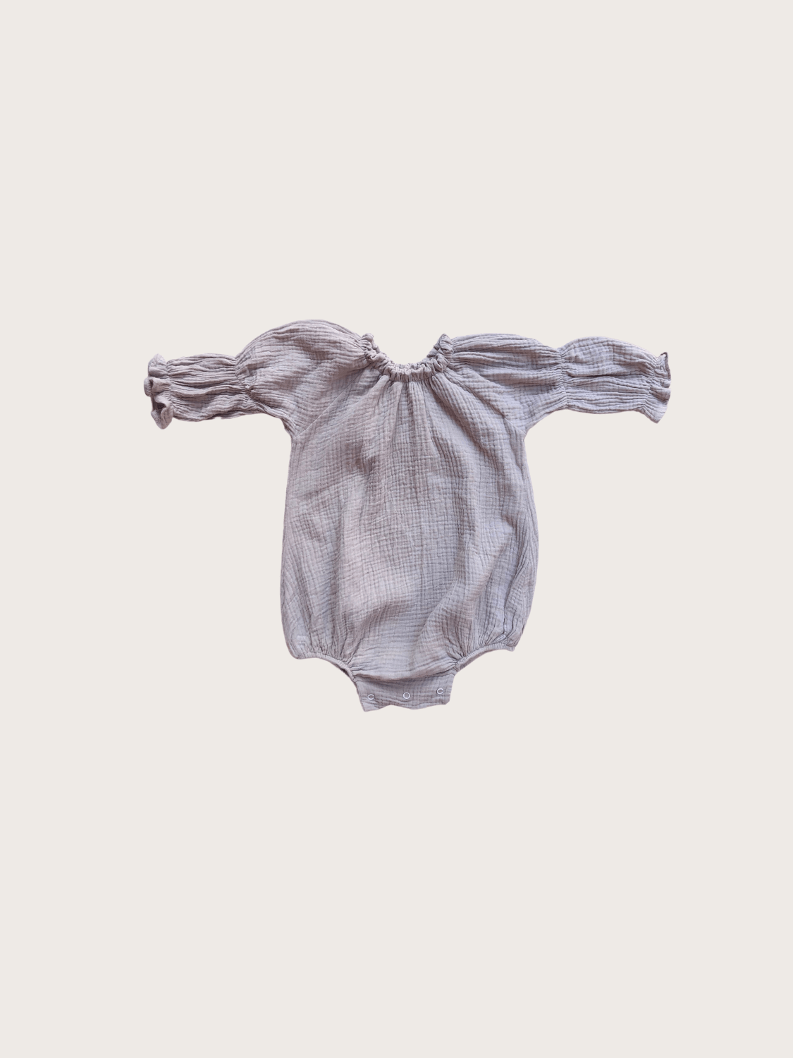 Nesa Frill Romper {Cloud} - Nomad & Grace SA Nomad & Grace SA