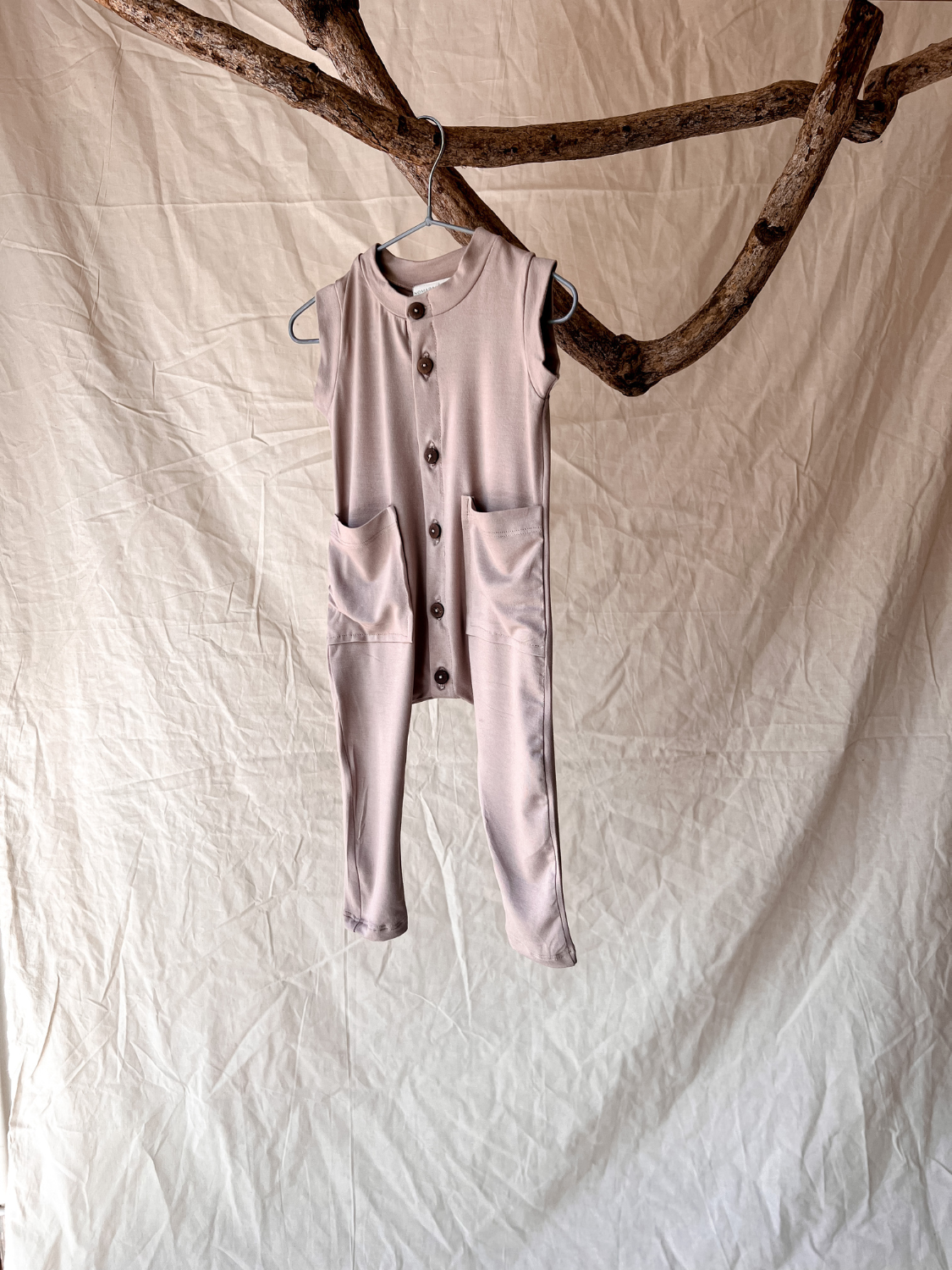 The Bazar - Summer Playsuit {Pebble} - Nomad & Grace SA Nomad & Grace SA