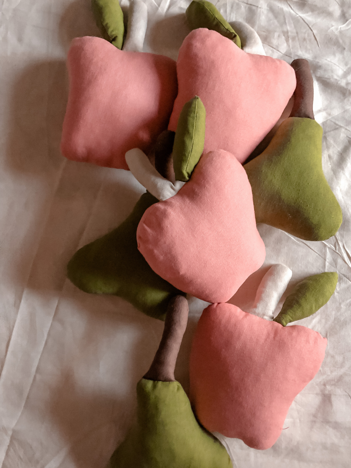 100% Cotton Pear Rattle - Nomad & Grace SA Nomad & Grace SA