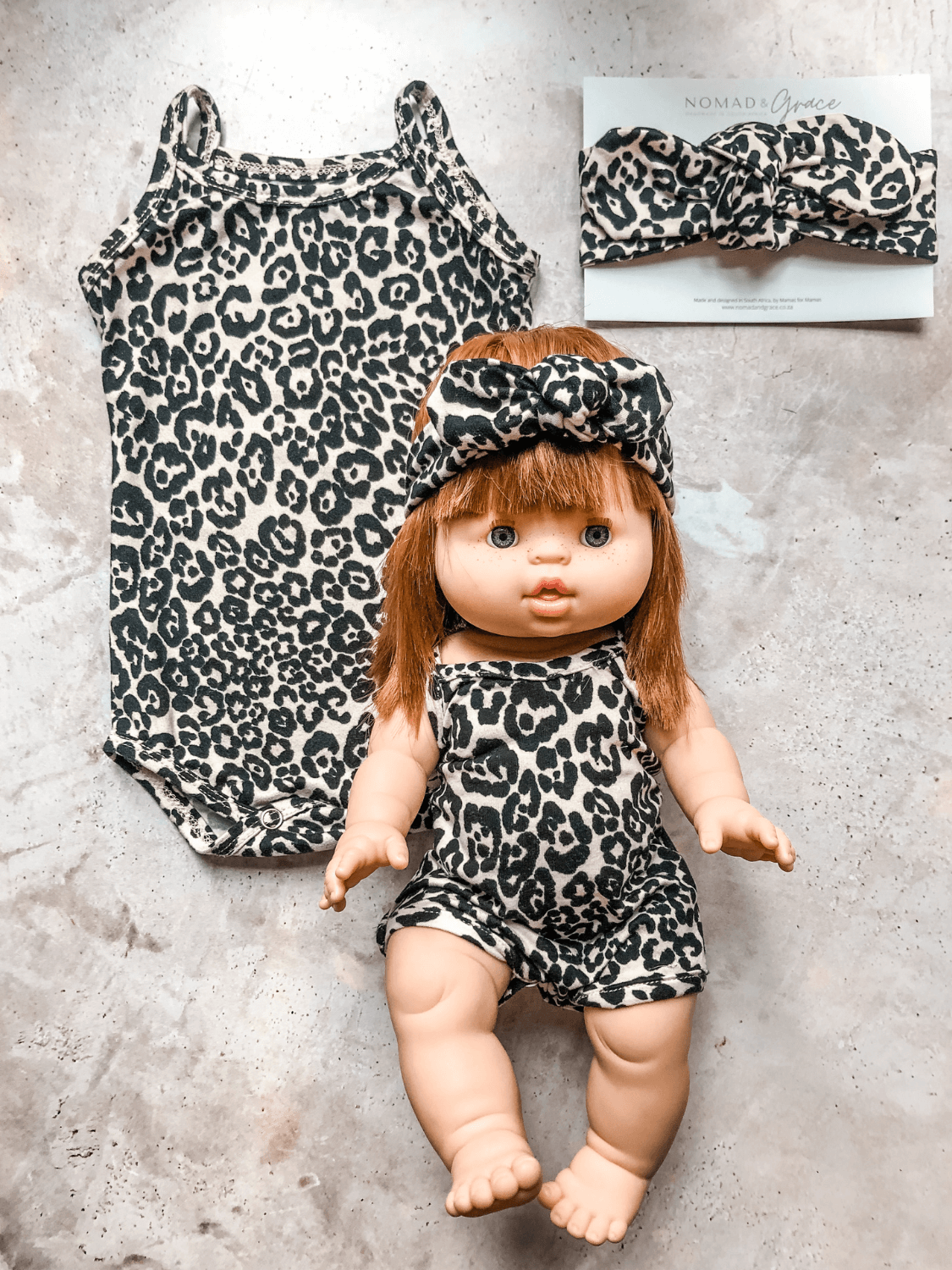 Vintage Grow - Sleevless + Matching HeadBand {Tunzi} - Nomad & Grace SA Nomad & Grace SA