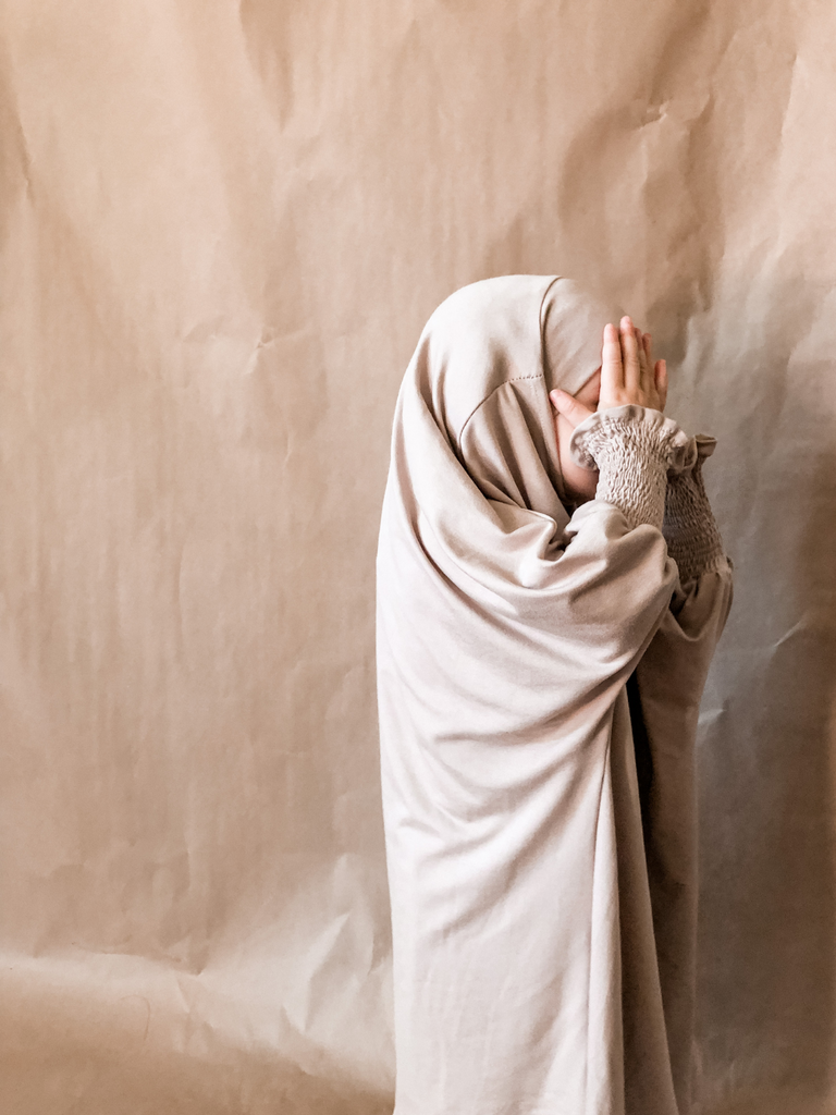 Jilbab Two piece Harem Pants Set - Smocked Sleeve - Nomad & Grace SA Nomad & Grace SA